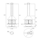 Lareira a Lenha Gala - Rocal